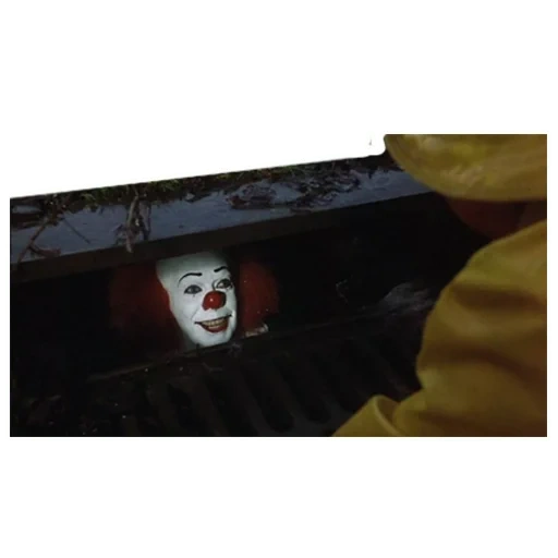 clown, darkness, it's stephen king, pennywise cat meme, clown meme of rescue operation
