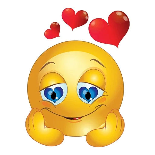 amor sorridente, os emoticons são engraçados, lindos emoticons, cartões postais smiley, emoticons smiley