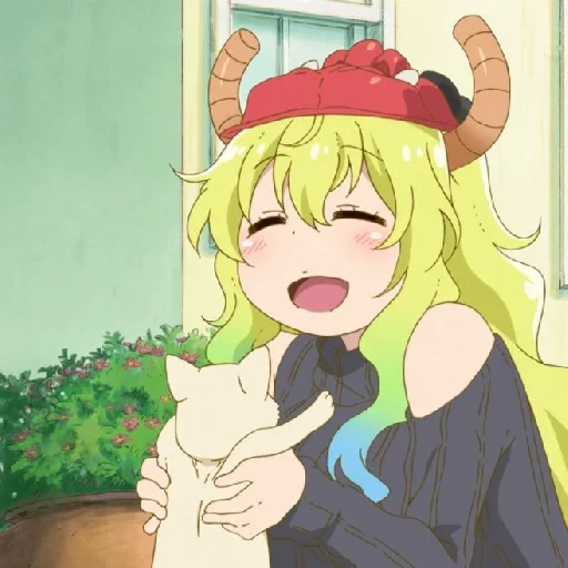 lucoa, кобаяши сан, люко кобаяши, горничная кобаяши, дракон горничная кобаяши