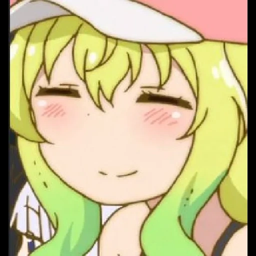 ketzalcoatl, karakter anime, kobayashi san akhegao, ketzalcoatl kobayashi, anime kobayashi lucoa 18