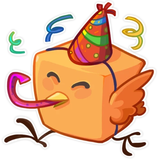 feliz aniversário, laranja