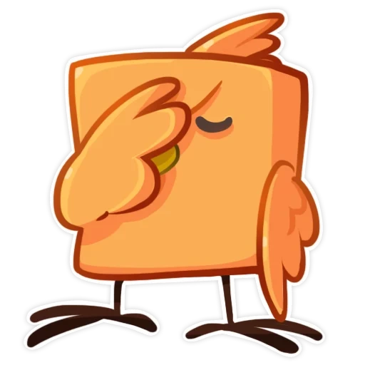 moineau, orange