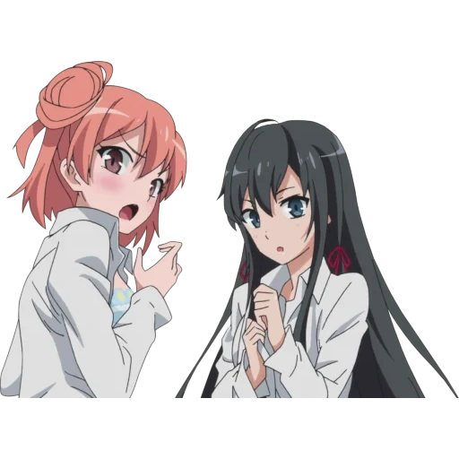 девушки аниме, oregairu манга, аниме oregairu, oregairu юи юкино, юкиношита юкина 18