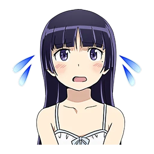 anime, kuronko, ruri chan, hinata ahegao, kuroneco anime