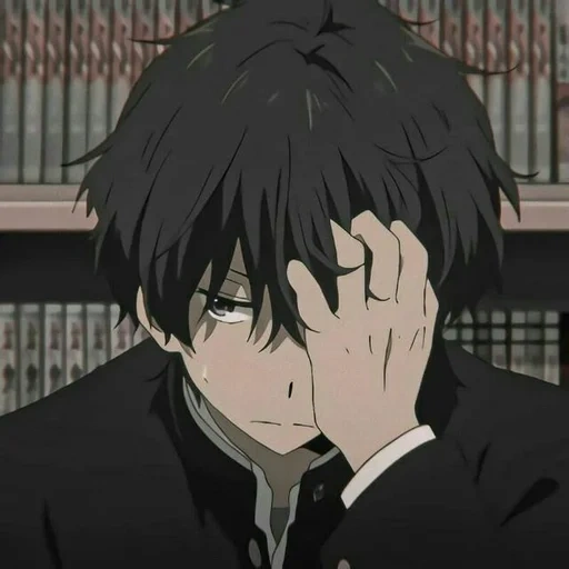 anime, diagram, pacar anime, anime sedih, sad anime boy