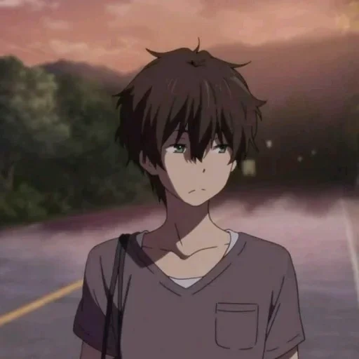 picture, anime guys, anime characters, khotaro oreki anime, characters of anime guys