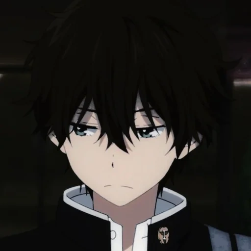 animación, anime, oreki houtarou, animación de chico lindo, hyouka hotaro oreki