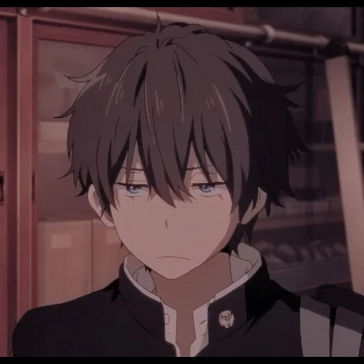 anime guys, anime cute, oreki hotaro, anime characters, khotaru oreks aesthetics