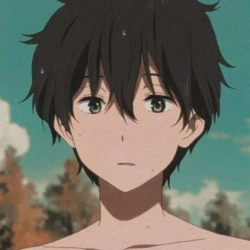 foto, anime pessoal, anime pessoal, oreki hotaro, anime caras anime