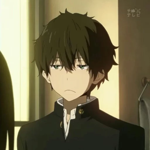 picture, hyuka manga, anime characters, anime characters, khotaro oreki anime