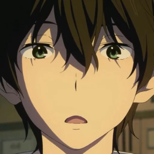 picture, hyouka 2012, hyouka anime, anime characters, the eyes of the guy anime