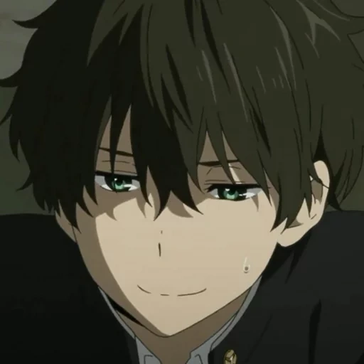 anime, bild, khotaro orek, oreki houtarou, anime charaktere