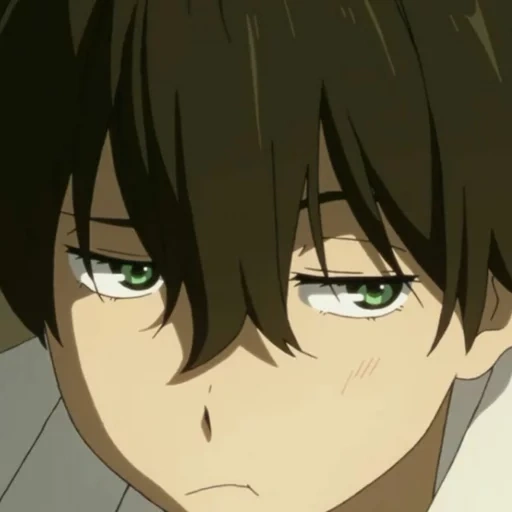 animação, sampay, animação fofa, personagem de anime, hyouka hotaro oreki