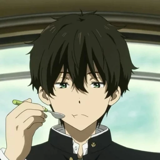 hyouka, anime jungs, anime ist der beste, oreki houtarou, anime charaktere