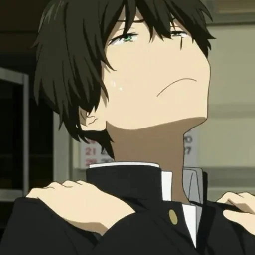 picture, anime cute, oreki hotaro, anime characters, khotaro oreki houtarou oreki