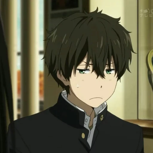 picture, hyuka manga, anime boys, khotaro oreki anime, khotaro oreki houtarou oreki