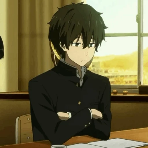 picture, anime study, anime characters, khotaro oreki anime, khotaro oreki houtarou oreki