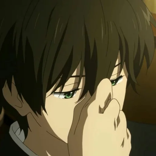 picture, anime cute, anime characters, khotaro oreki intj, anime hek subtitra