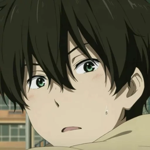 immagine, bello anime, khotaro orek, oreki houtarou, personaggi anime