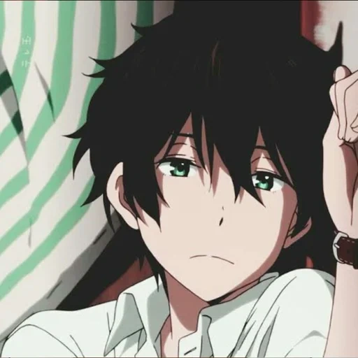 anime guys, khotaro orek, anime characters, khotaro oreki anime, hikigay khachiman anime