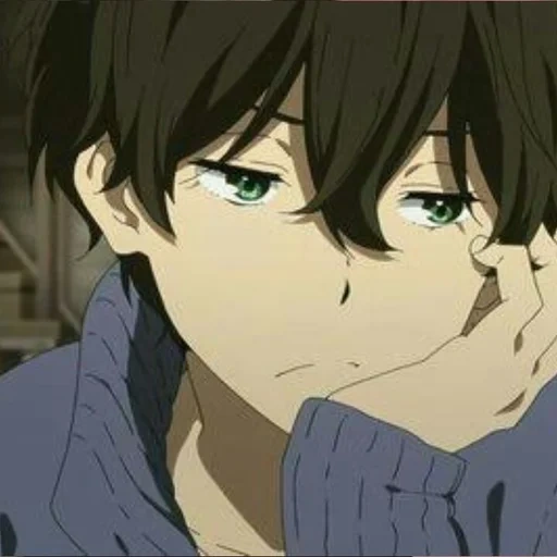 picture, anime guys, oreks hotaro, khotaro orek, khotaro oreki anime