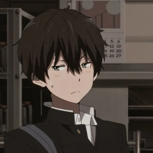 imagen, hyuka manga, oreki houtarou, personajes de anime, khotaro oreki houtarou oreki