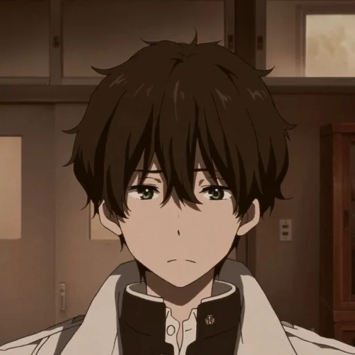 anime, menschen, netter anime, die charaktere des animes, hotaro orec houtarou oreki