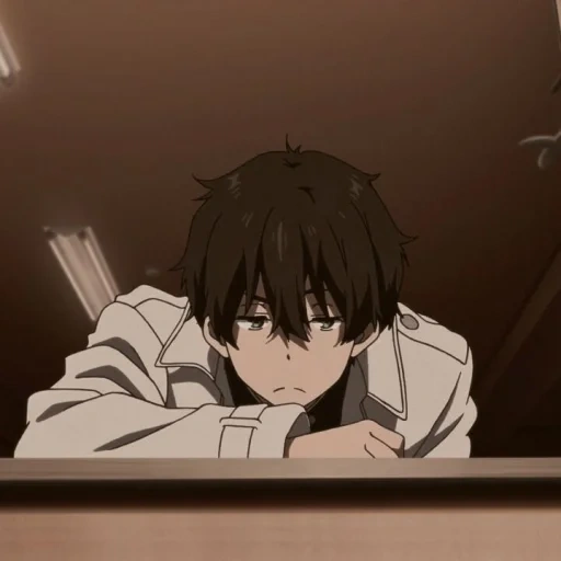 immagine, anime di landa, anime triste, personaggi anime, manga hōtarō oreki