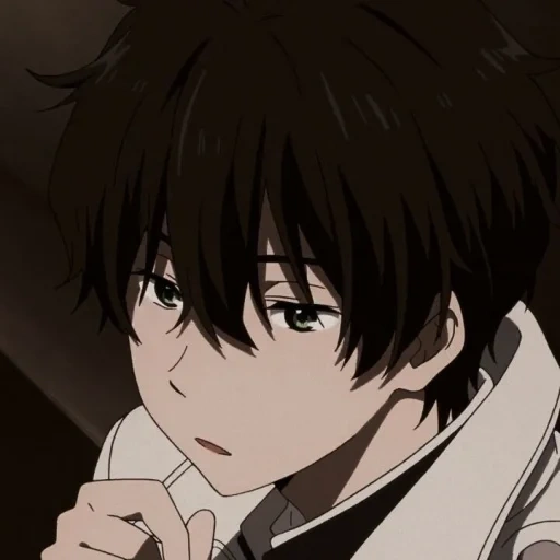 anime, drawing, anime guys, oreki houtarou, anime characters