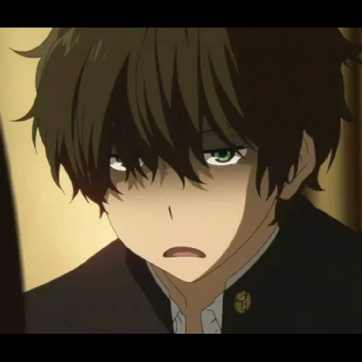 picture, oreki hotaro, sad songs, anime characters, khotaro oreki anime arta