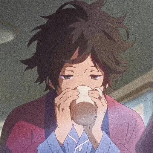 oreki, anime, la figura, otaki e taro, hotaro noki anime coffee