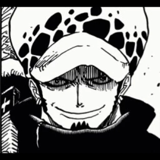 ван-пис, trafalgar law, трафальгар ло, трафальгар манги, трафальгар ло коразон