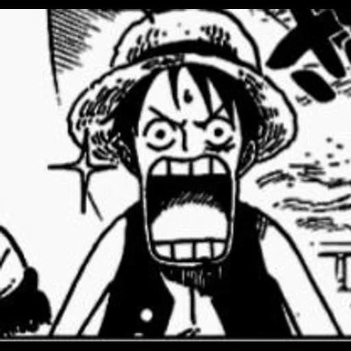 аниме, one piece manga, манга one piece, манга персонажи, мугивара луффи манга