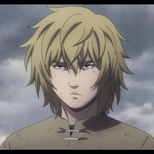 anime, vinland saga, anime biondo, personaggio di anime, saga di tolfin kalsefni winland