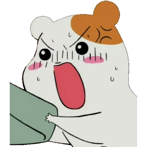 ebichu menangis, oruchuban ebichu, hamster anime yang menangis