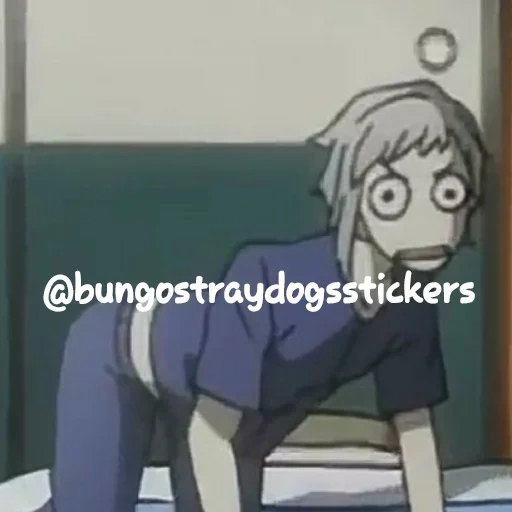 animation, animation funny, atsushi stop stills, stray dog, stop anime stills