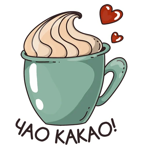 chá, café, bom dia, bom dia uma xícara de café, taça de chocolate quente desenhada a lápis