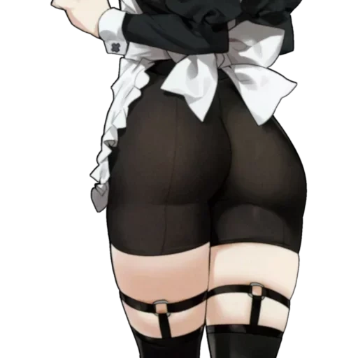 maid, anime maid, cartoon art maid, anime maid pan zu, anime maid