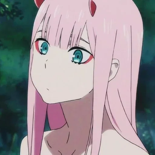 zero two, personnages d'anime, lovely franks, sweetheart in franks, 002 mignon dans franx