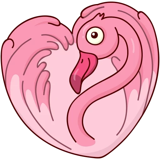 фламинго, фламинго эйо, эйо фламинго, розовые сердца