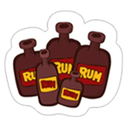 garrafa, álcool, o ícone é uma garrafa, bebida de rum, bebidas alcoólicas