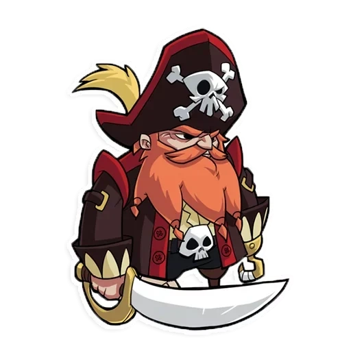 пират, арт пират, милый пират, минёр пират, рисунок пирата