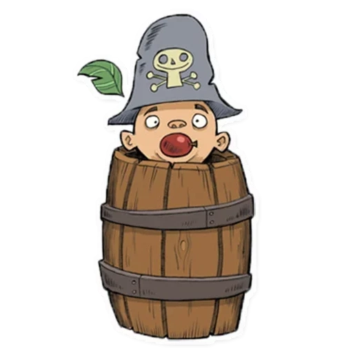 barril de lepreón, mucho dibujo de piratas