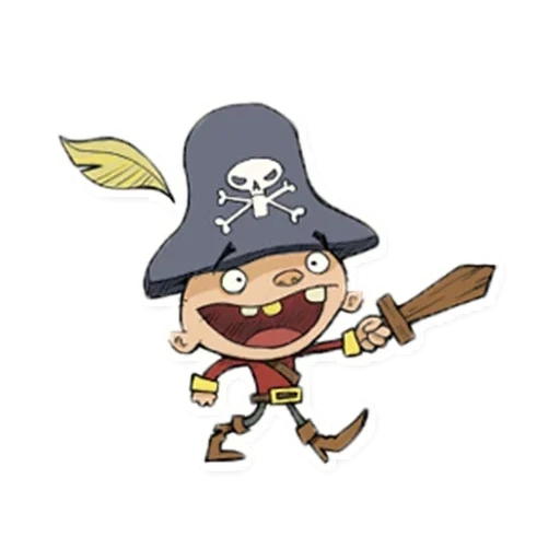 пират, дигги пират, пират мультяшный, пираты карибского моря
