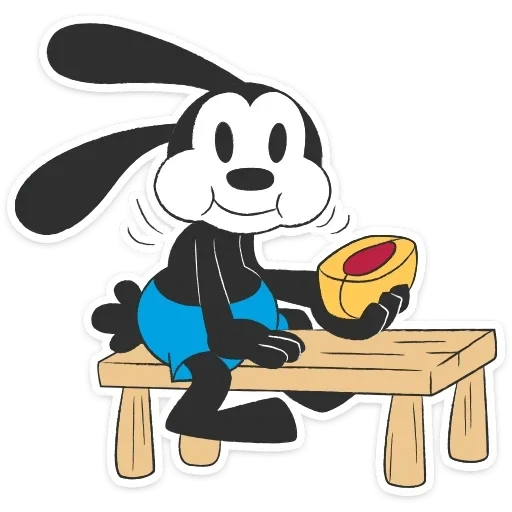 rabbit oswald, rabbit oswald evolution, the successful rabbit oswald, happy rabbit oswald