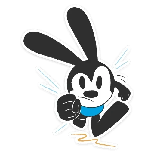 rabbit oswald, the successful rabbit oswald, happy rabbit oswald, walt disney company rabbit oswald