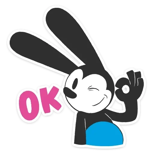 rabbit oswald, the successful rabbit oswald, happy rabbit oswald