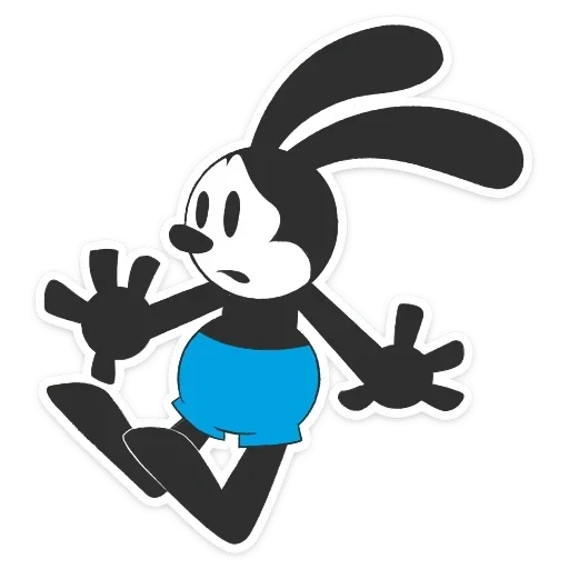 rabbit oswald, lucky rabbit oswald, the successful rabbit oswald, happy rabbit oswald