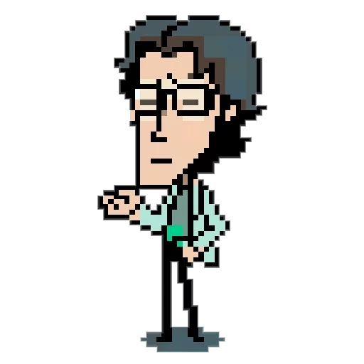 pixel artistici, l'arte dei pixel, pixel otacon, carattere pixel, pixel art figure