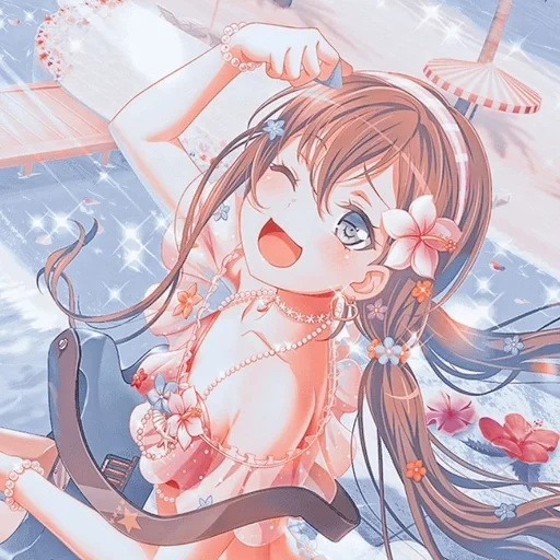 anime, art de l'anime, tae hanazono, anime girl, anime de bang meng